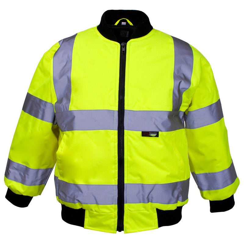 Hi Vis Yellow Junior Bomber Jackets